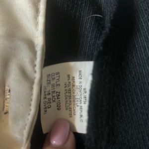 Size 16 reg corduroy pants black